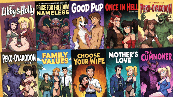 Top 10 Must-Read Adult AnimatedNSFW Comics in 2026