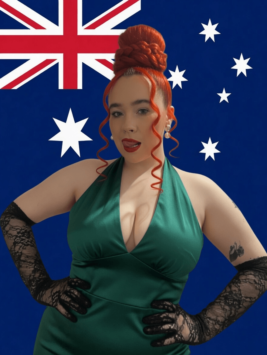 Ariana Faith @ari.goop Huge Natural Tits Bounce and Play – Solo Big Boobs Australian Camgirl