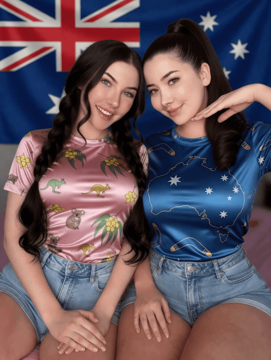Audrey and Sadie @audreyandsadie Naked TikTok Trend PAWG Tease – Real Lesbian Couple